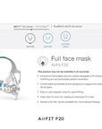 RESMED Full Face Mask - AirFit F20