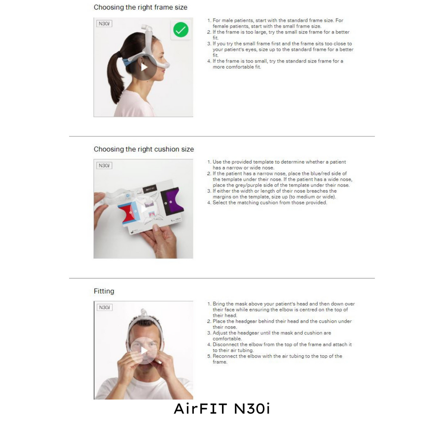 RESMED Nasal Mask - AirFit N30i