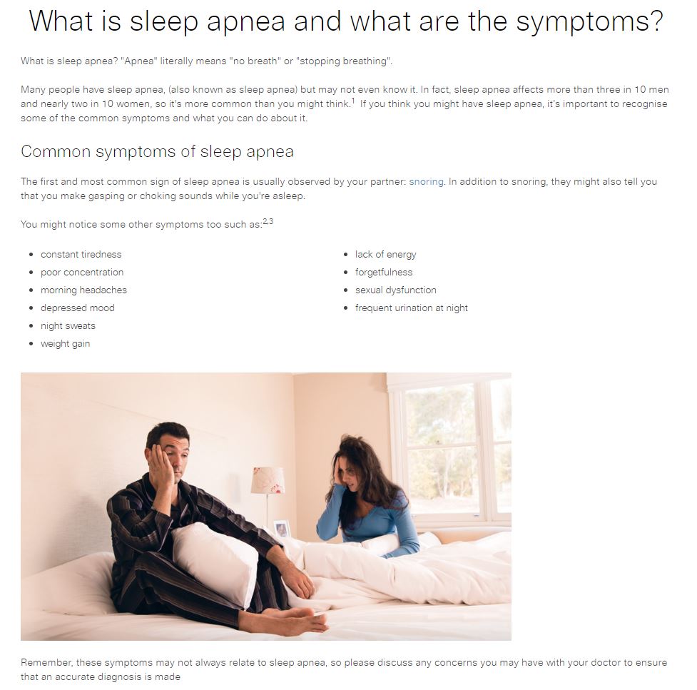 RESMED Sleep Apnea Home Test Consultation Booking