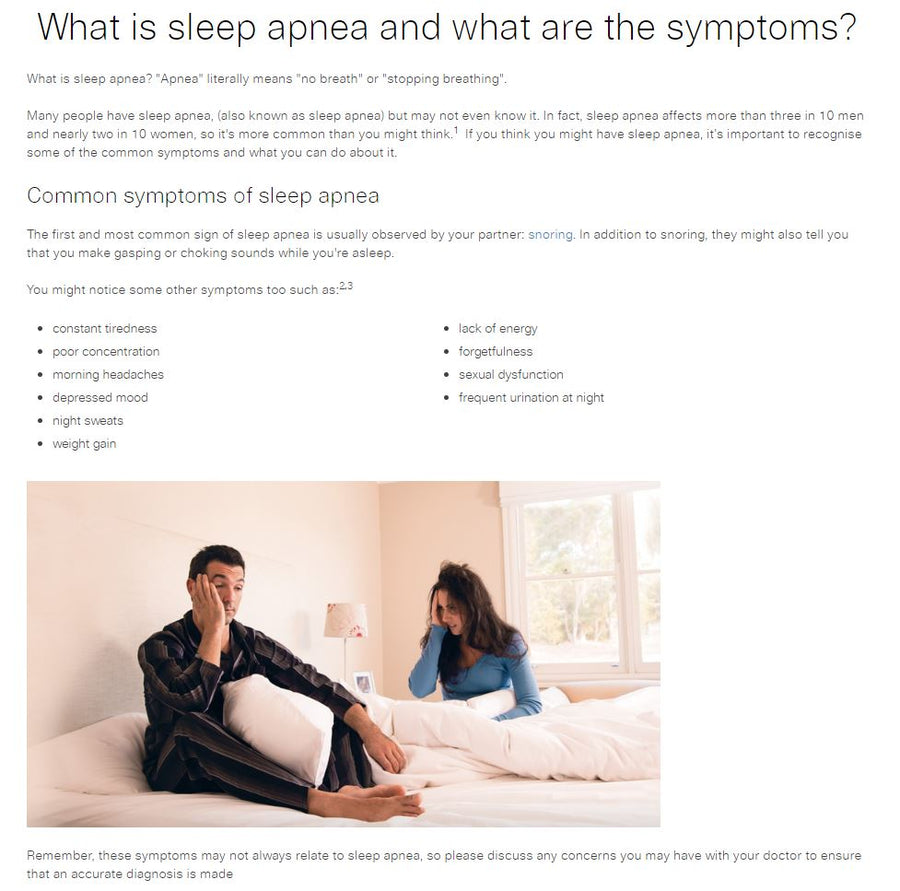 RESMED Sleep Apnea Home Test Consultation Booking