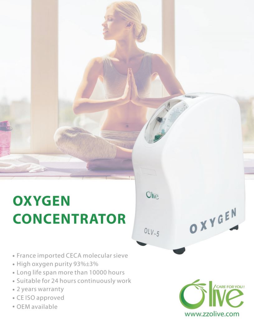 OLIVE OXYGEN CONCENTRATOR - MODEL OLV-5/10