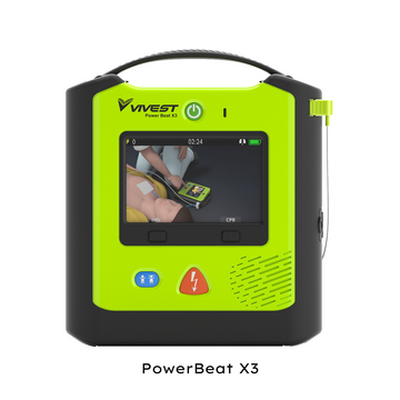 VIVEST Automated External Defibrillator (AED) Powerbeat X3