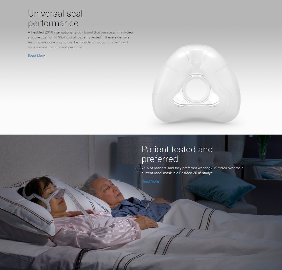 RESMED Nasal Mask - AirFit N20