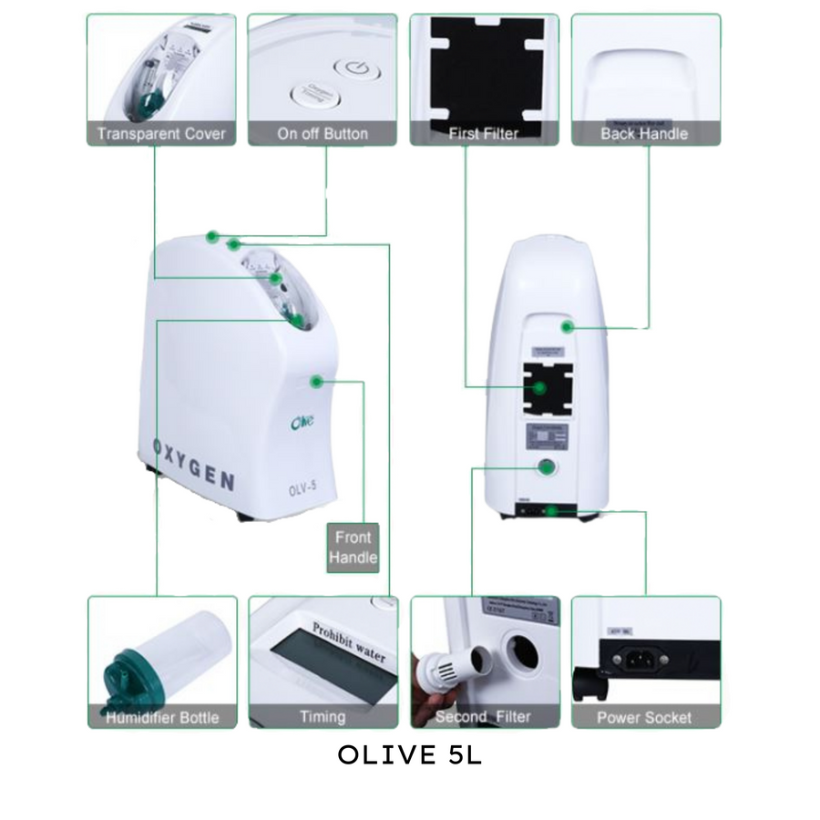 OLIVE OXYGEN CONCENTRATOR - MODEL OLV-5/10
