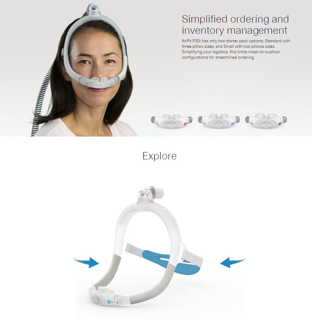RESMED Nasal Pillow Mask - P30i