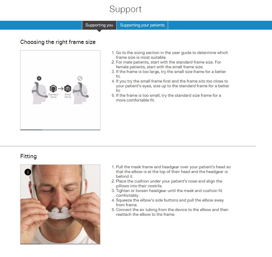 RESMED Nasal Pillow Mask - P30i