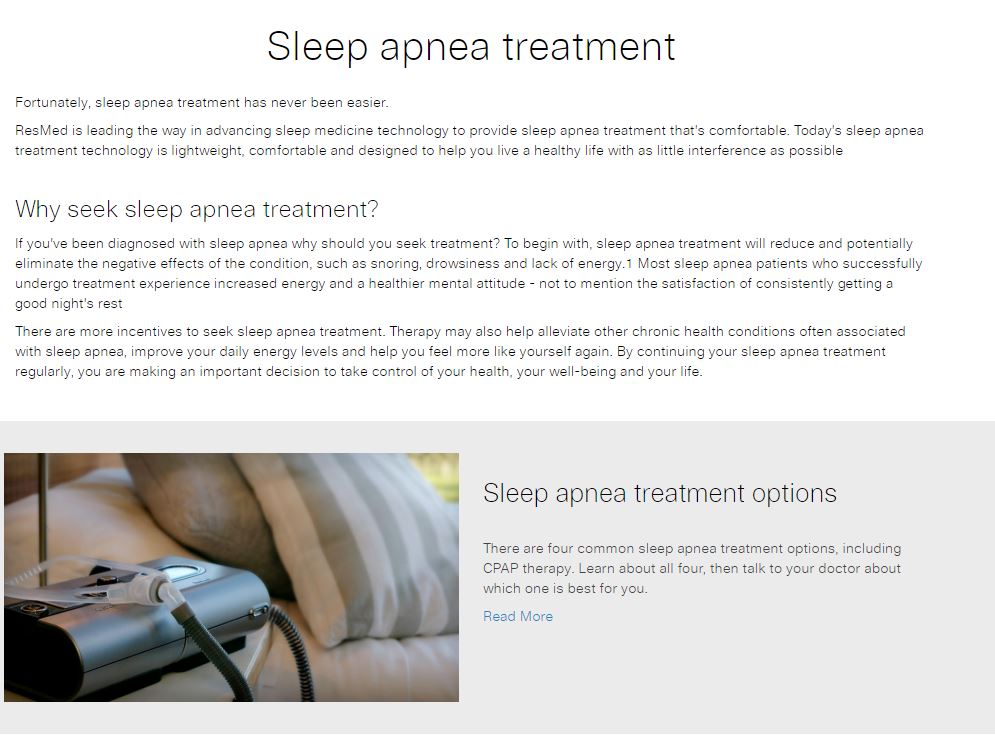RESMED Sleep Apnea Home Test Consultation Booking