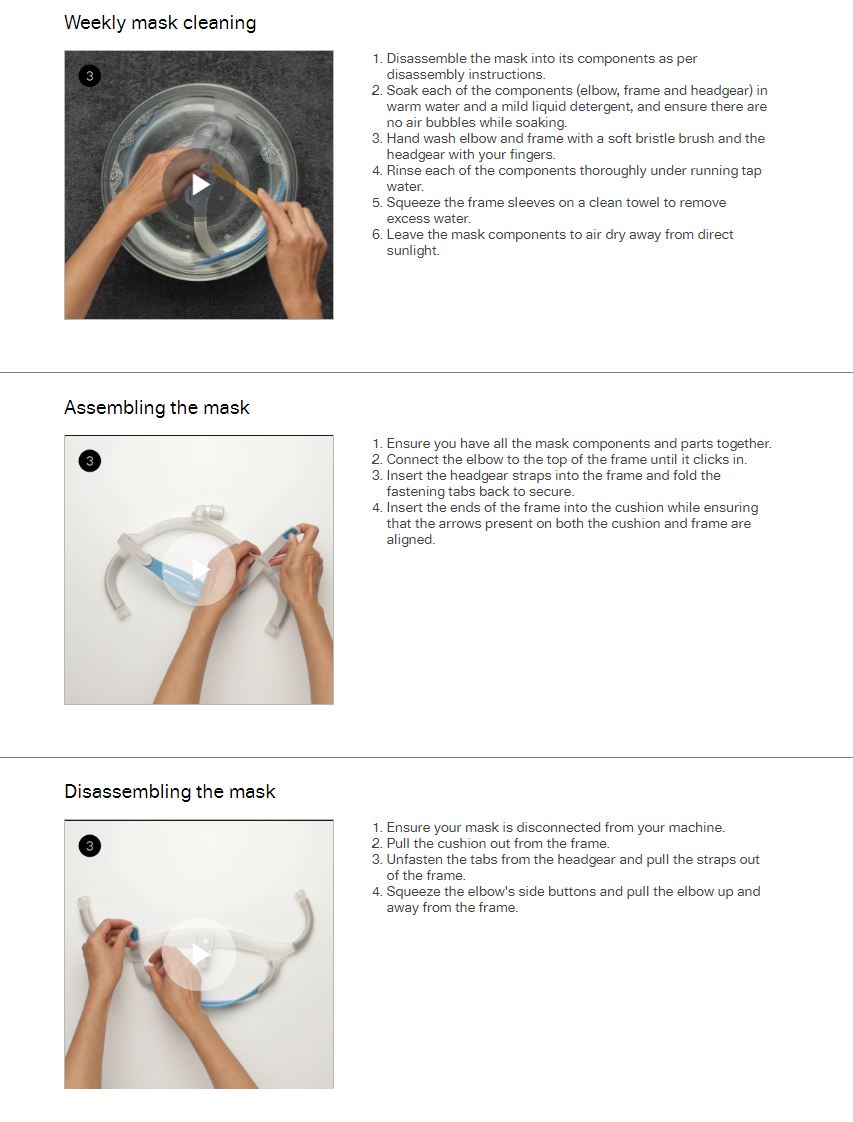 RESMED Nasal Pillow Mask - P30i