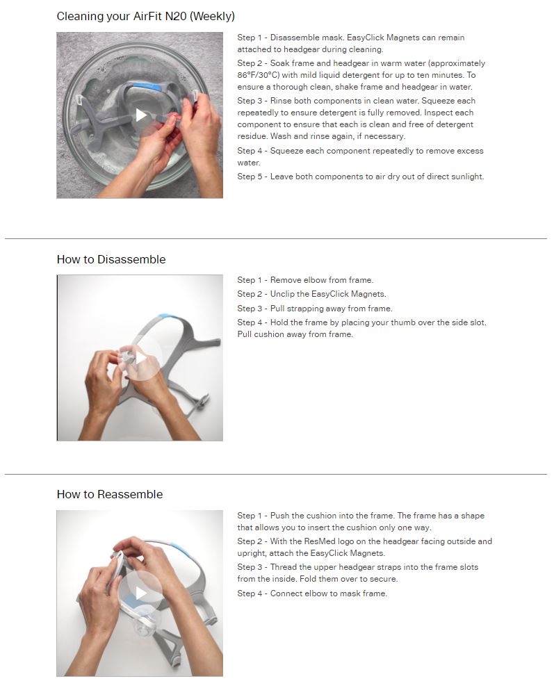 RESMED Nasal Mask - AirFit N20