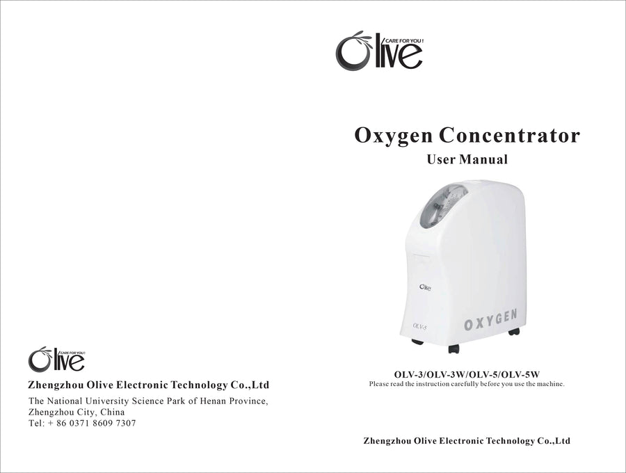 OLIVE OXYGEN CONCENTRATOR - MODEL OLV-5/10