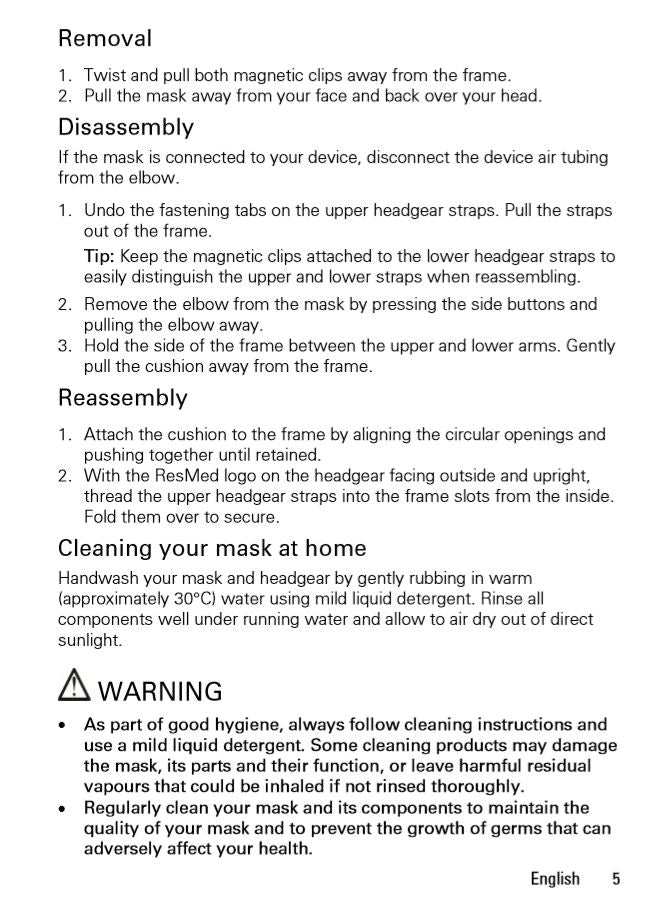 RESMED Full Face Mask - AirFit F20